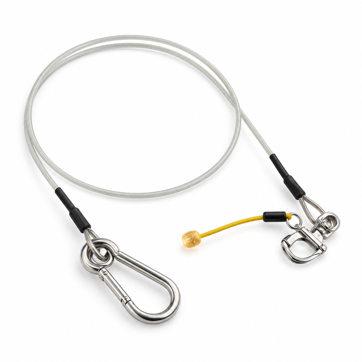 Freedivers Lanyard S/S Cable and Carabiner - Image 3