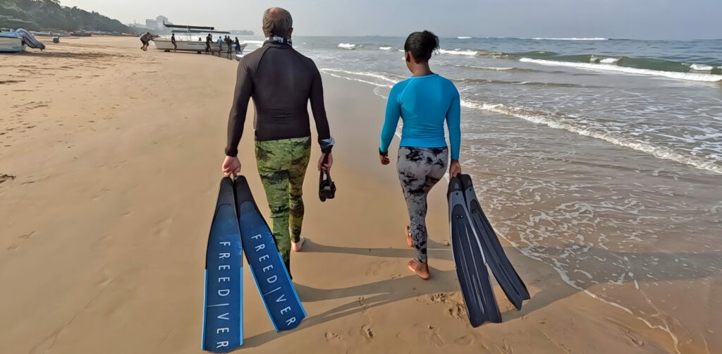 MJ and Charl Freediver